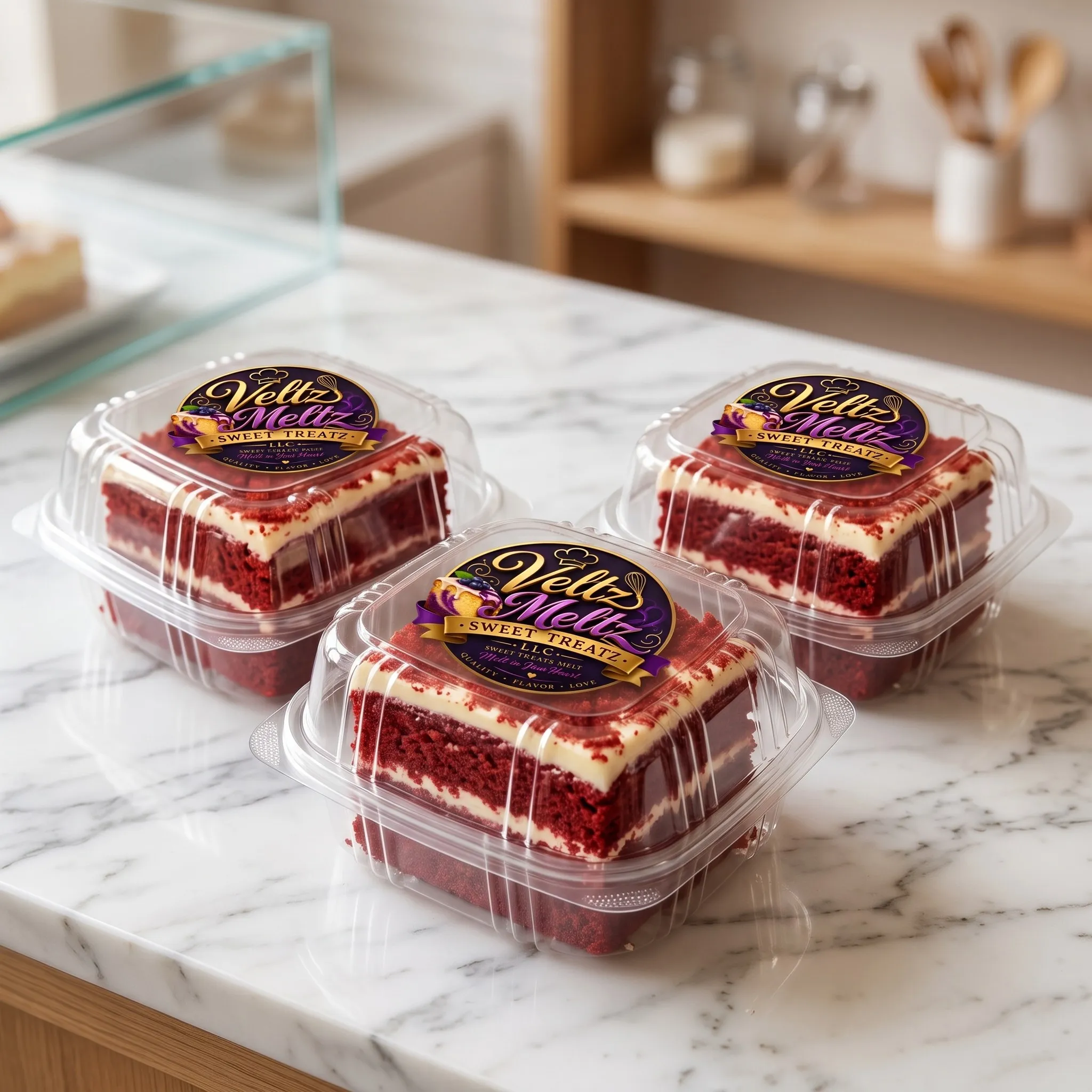 Organic Red Velvet cake with natural coloring and organic cocoa